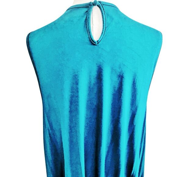 Torrid Turquoise Blue Plus Size Sleeveless Top Size 2X - Picture 5 of 6